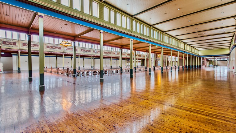 Interior of the Royal Exhibition Building
