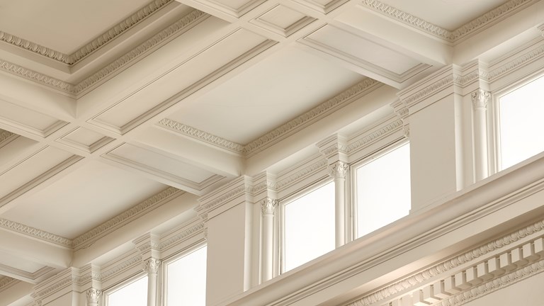 Detailing in The Long Room, Immigration Museum.